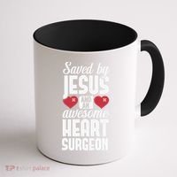 Open Heart Surgery Survivor Jesus Bypass Recovery Coffee Mug thumb 1
