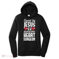 Open Heart Surgery Survivor Jesus Bypass Recovery Women's Hoodie thumb 0