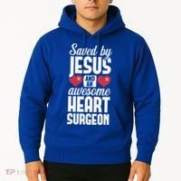 Open Heart Surgery Survivor Jesus Bypass Recovery Hoodie thumb 2
