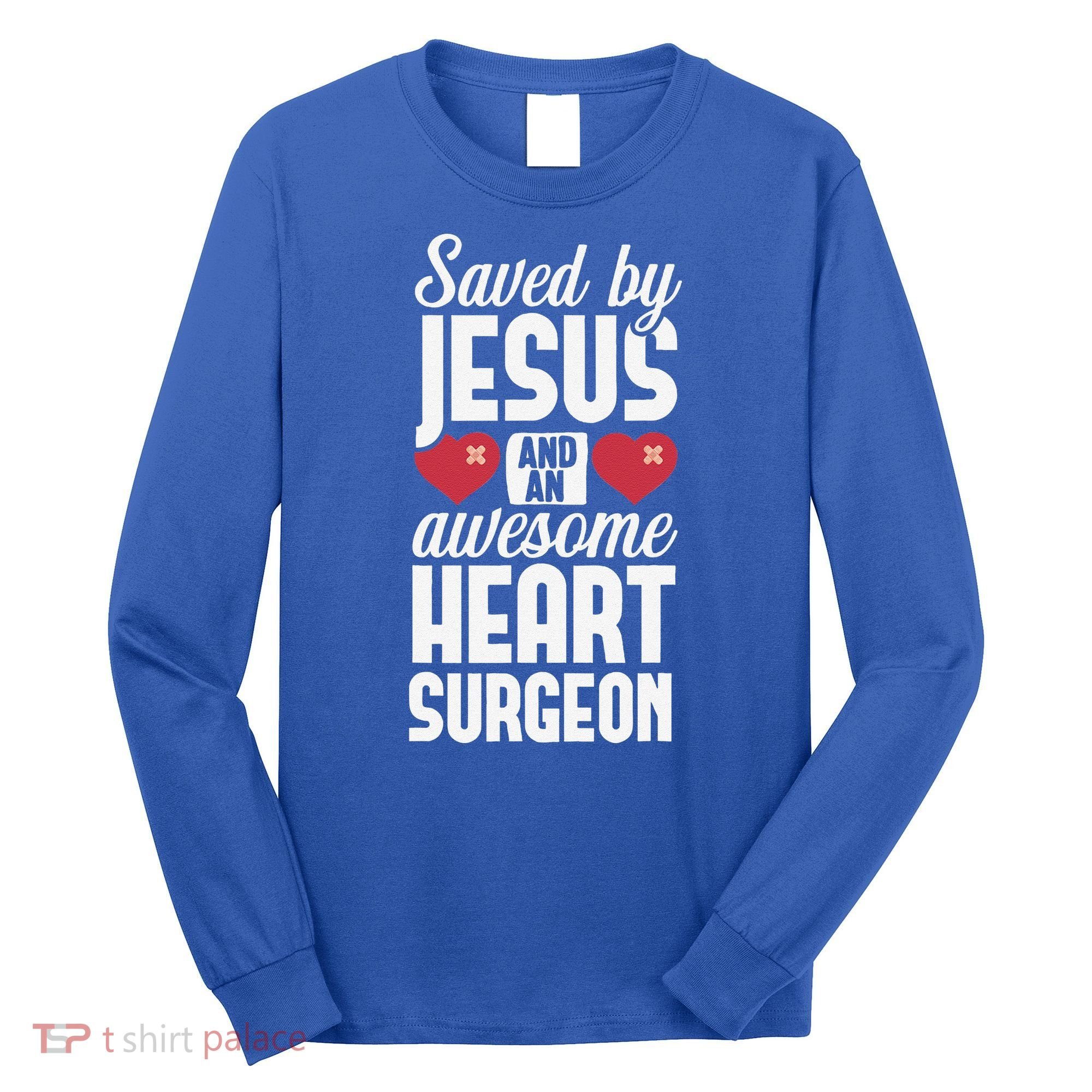 Open Heart Surgery Survivor Jesus Bypass Recovery Long Sleeve Shirt