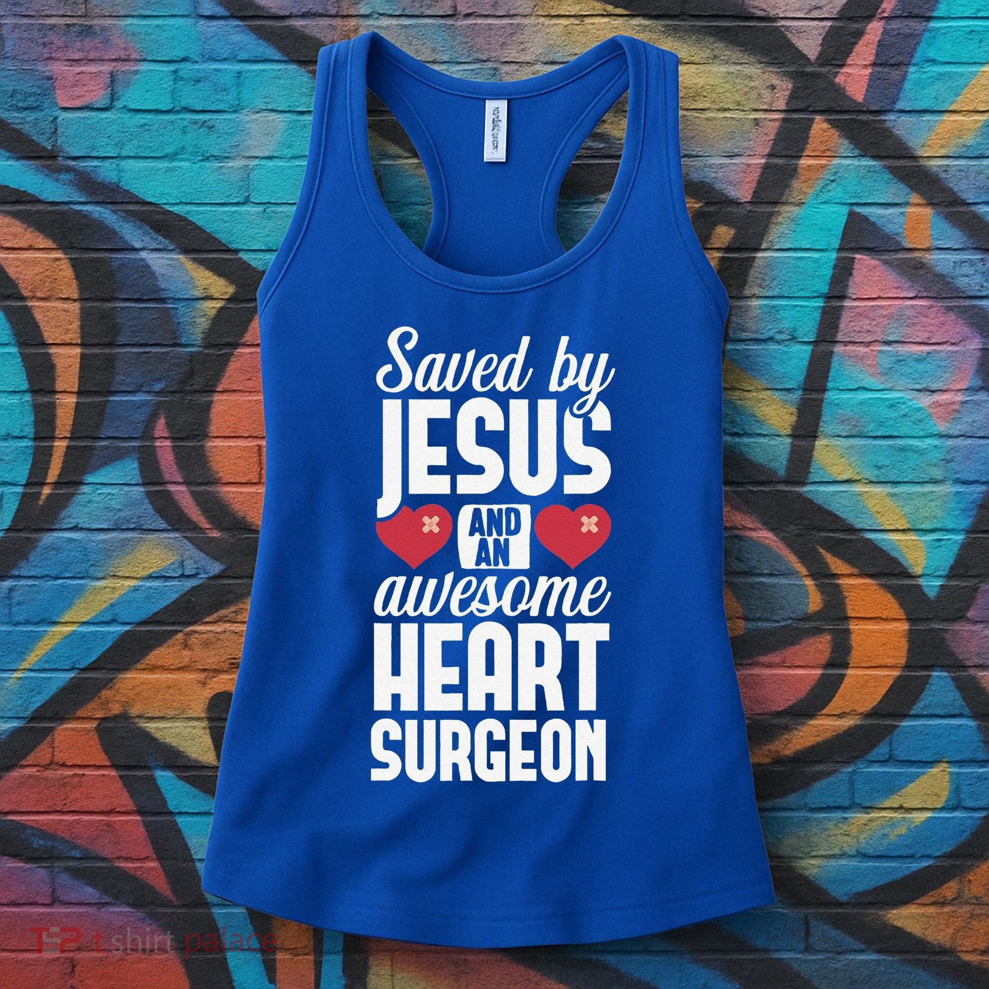 Open Heart Surgery Survivor Jesus Bypass Recovery Women's Tank Top