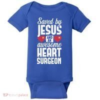 Open Heart Surgery Survivor Jesus Bypass Recovery Baby Bodysuit thumb 0