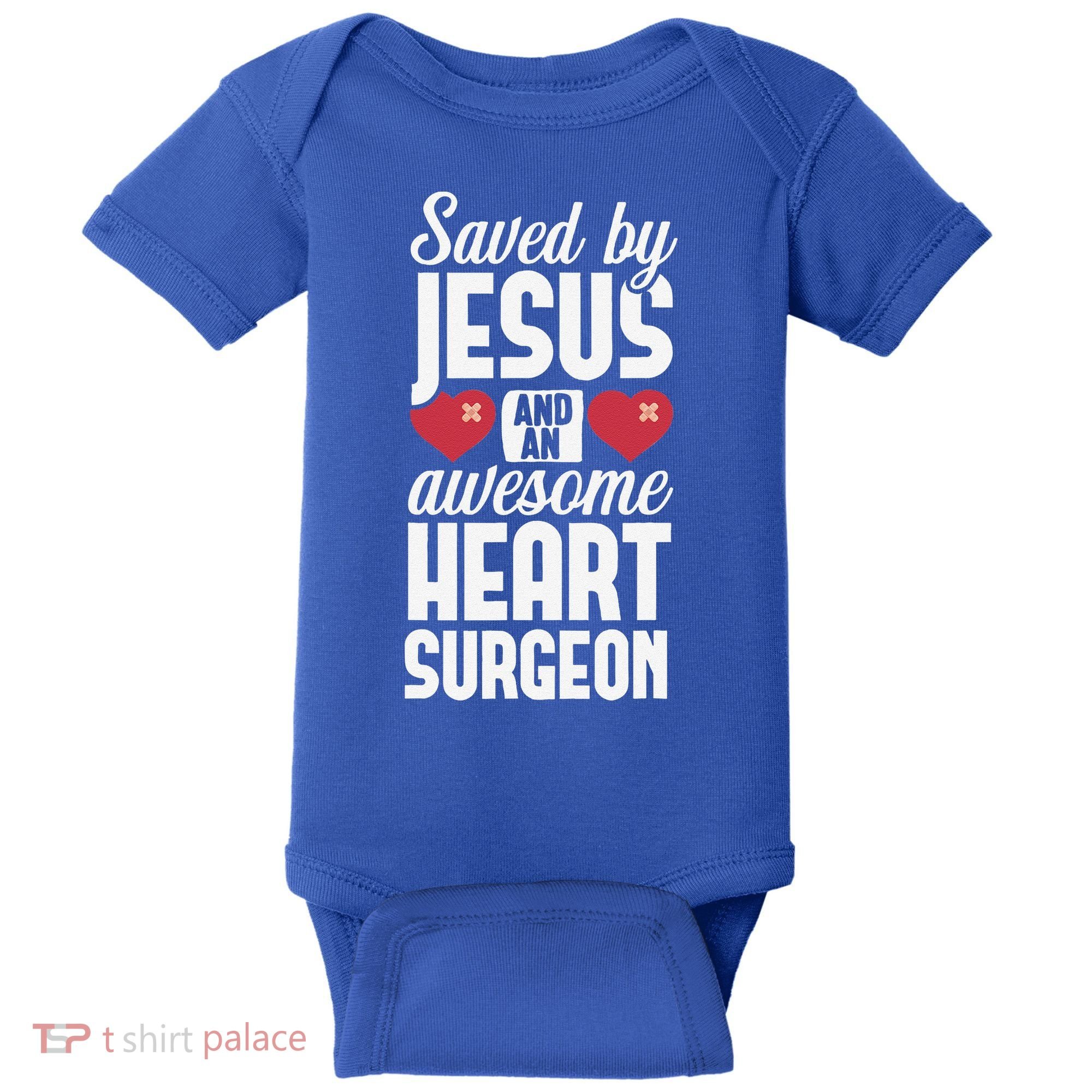 Open Heart Surgery Survivor Jesus Bypass Recovery Baby Bodysuit