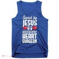 Open Heart Surgery Survivor Jesus Bypass Recovery Tank Top thumb 0