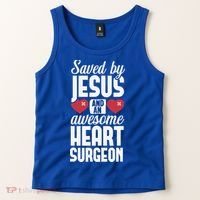 Open Heart Surgery Survivor Jesus Bypass Recovery Tank Top thumb 2