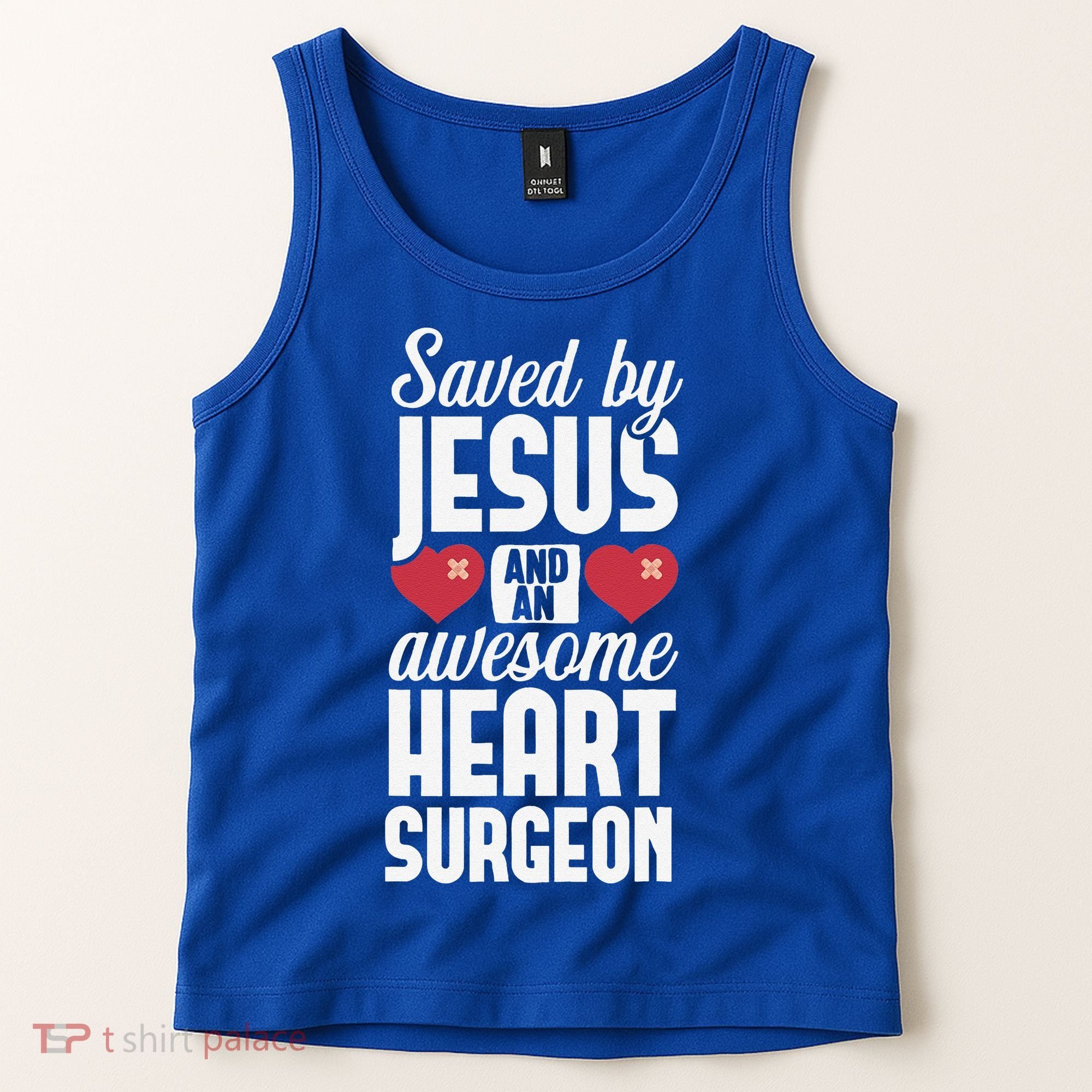 Open Heart Surgery Survivor Jesus Bypass Recovery Tank Top