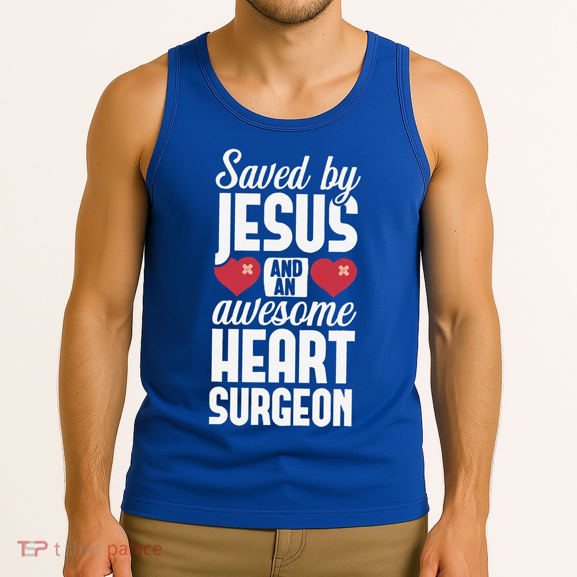 Open Heart Surgery Survivor Jesus Bypass Recovery Tank Top