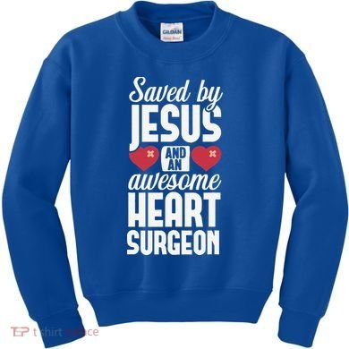 Open Heart Surgery Survivor Jesus Bypass Recovery Kids Sweatshirt
