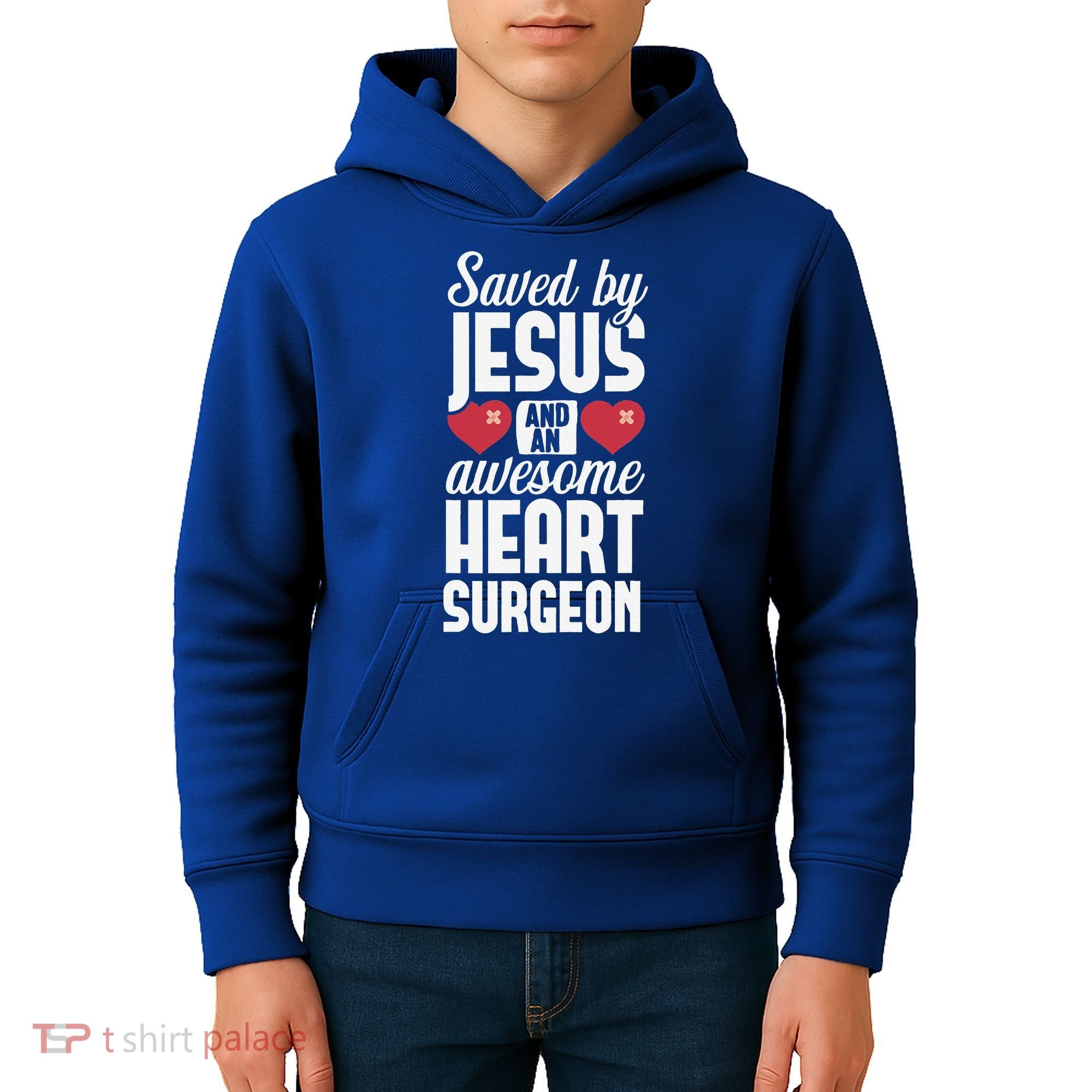 Open Heart Surgery Survivor Jesus Bypass Recovery Kids Hoodie