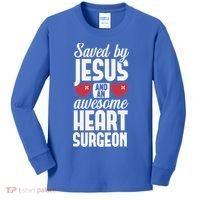 Open Heart Surgery Survivor Jesus Bypass Recovery Kids Long Sleeve Shirt thumb 0
