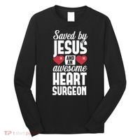 Open Heart Surgery Survivor Jesus Bypass Recovery Long Sleeve Shirt thumb 0