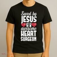 Open Heart Surgery Survivor Jesus Bypass Recovery T-Shirt thumb 3
