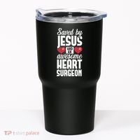 Open Heart Surgery Survivor Jesus Bypass Recovery Tumbler thumb 0