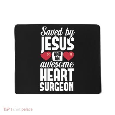 Open Heart Surgery Survivor Jesus Bypass Recovery Mousepad