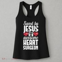 Open Heart Surgery Survivor Jesus Bypass Recovery Women's Tank Top thumb 3