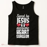 Open Heart Surgery Survivor Jesus Bypass Recovery Tank Top thumb 2