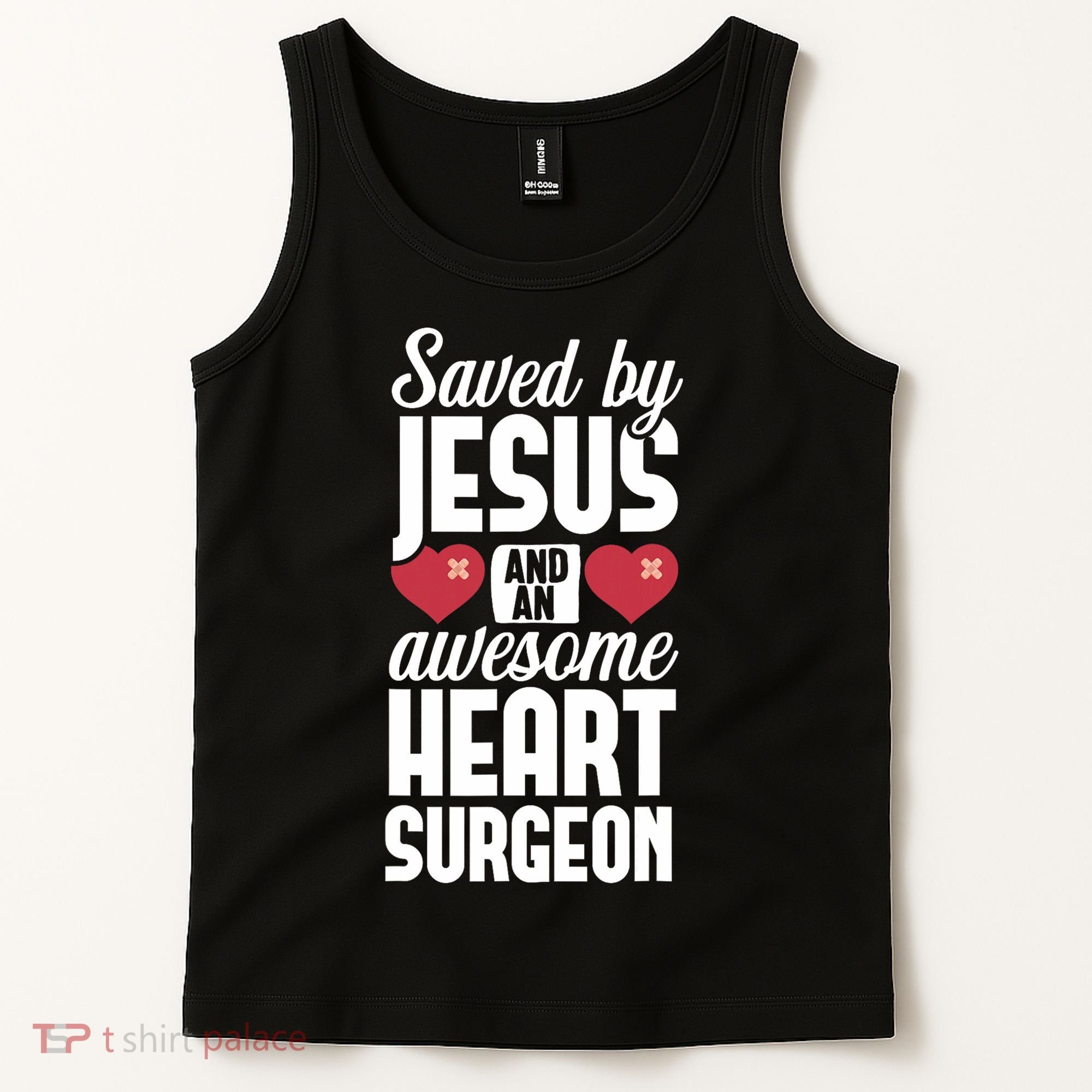 Open Heart Surgery Survivor Jesus Bypass Recovery Tank Top
