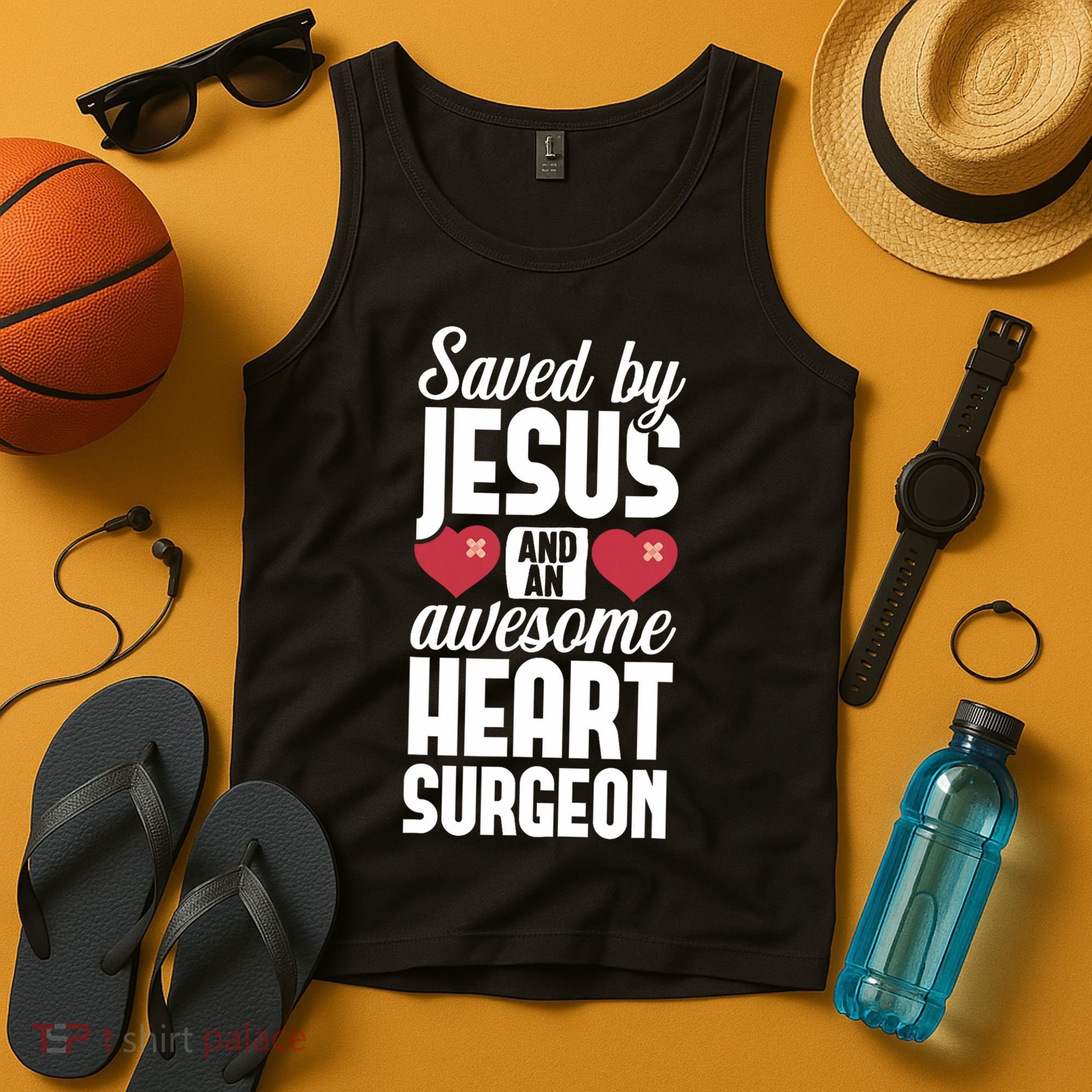 Open Heart Surgery Survivor Jesus Bypass Recovery Tank Top