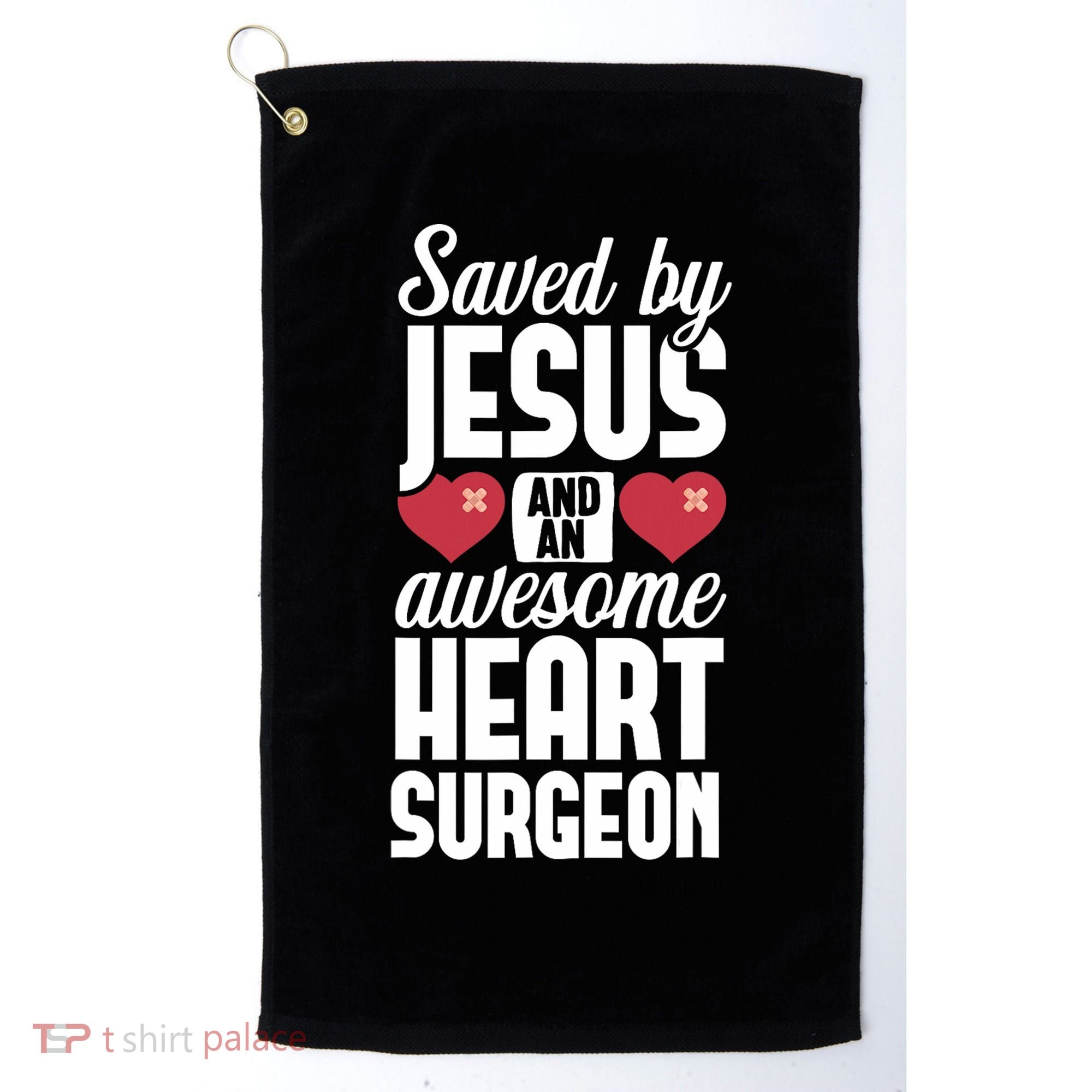 Open Heart Surgery Survivor Jesus Bypass Recovery Golf Towel