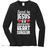 Open Heart Surgery Survivor Jesus Bypass Recovery Women's Long Sleeve Shirt thumb 0
