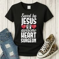 Open Heart Surgery Survivor Jesus Bypass Recovery Women's T-Shirt thumb 3