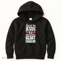 Open Heart Surgery Survivor Jesus Bypass Recovery Kids Hoodie thumb 0