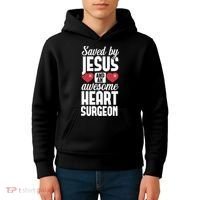 Open Heart Surgery Survivor Jesus Bypass Recovery Kids Hoodie thumb 4