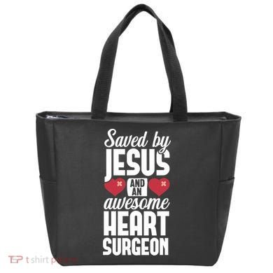 Open Heart Surgery Survivor Jesus Bypass Recovery Tote Bag