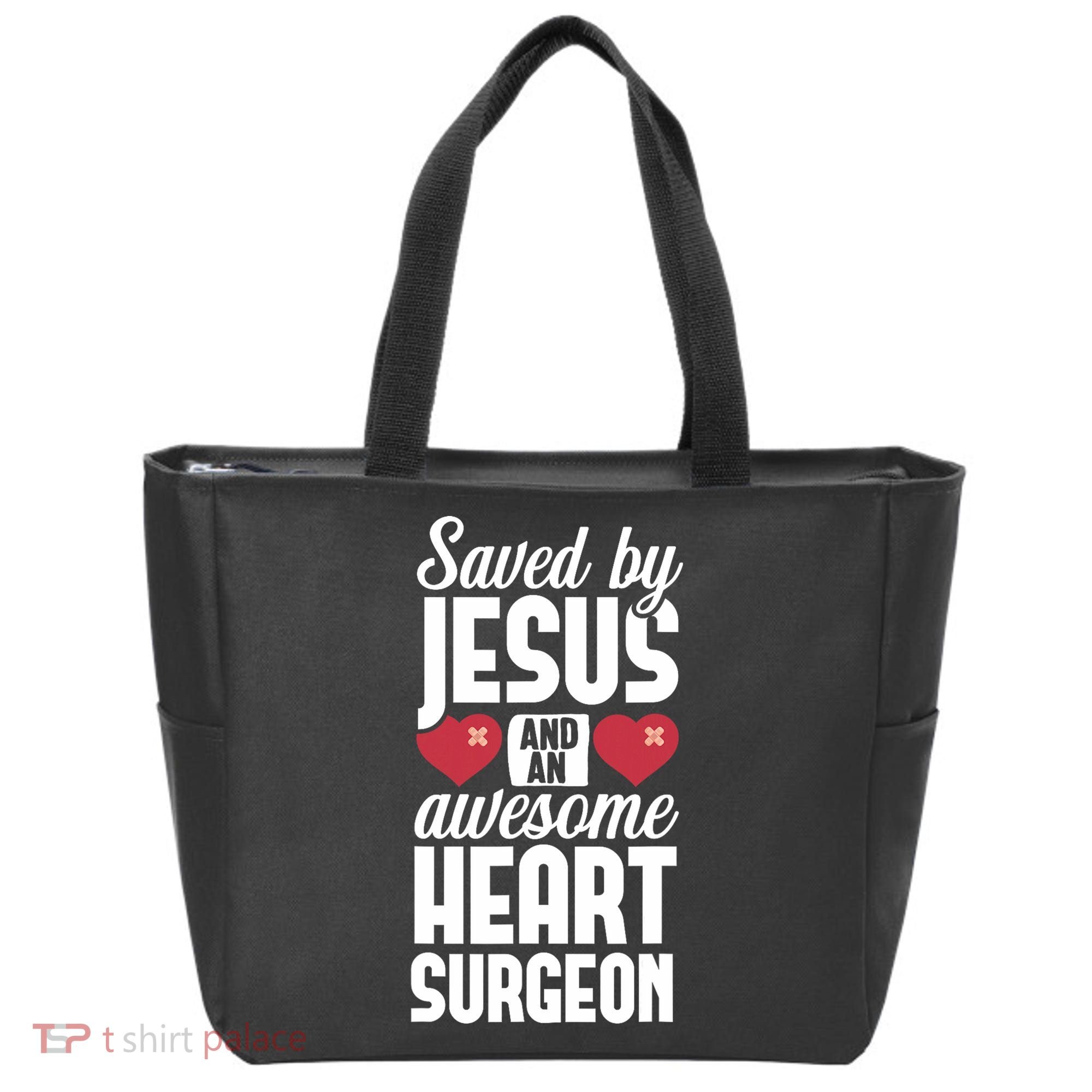 Open Heart Surgery Survivor Jesus Bypass Recovery Tote Bag