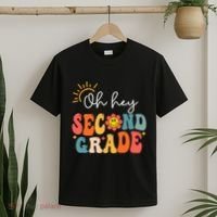 Oh Hey Second Grade Teacher Student 2nd Grade Back To School T-Shirt thumb 2