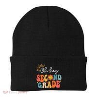Oh Hey Second Grade Teacher Student 2nd Grade Back To School Beanie thumb 0
