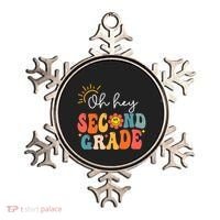 Oh Hey Second Grade Teacher Student 2nd Grade Back To School Ornament thumb 0
