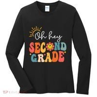 Oh Hey Second Grade Teacher Student 2nd Grade Back To School Women's Long Sleeve Shirt thumb 0