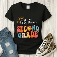 Oh Hey Second Grade Teacher Student 2nd Grade Back To School Women's T-Shirt thumb 3