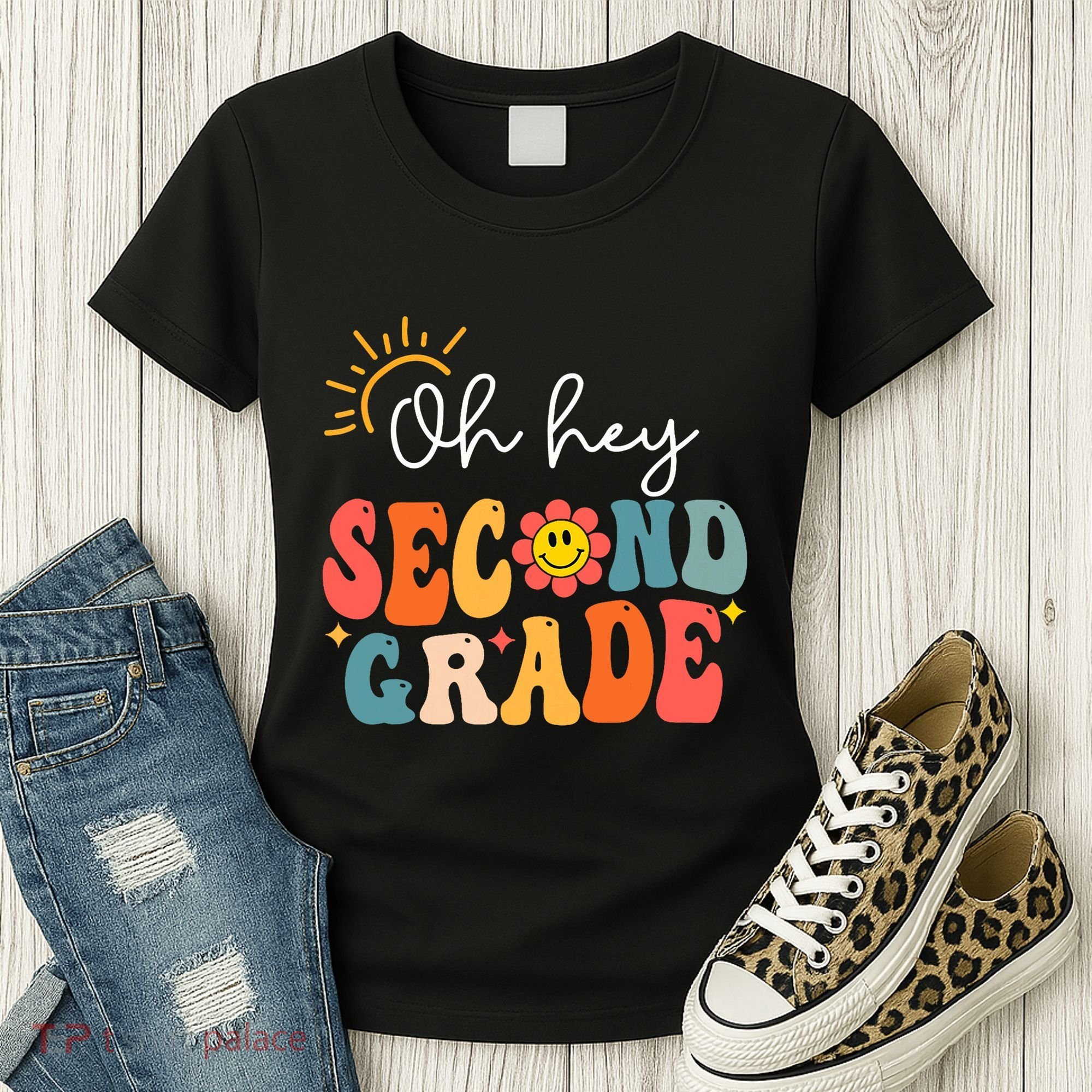 Oh Hey Second Grade Teacher Student 2nd Grade Back To School Women's T-Shirt