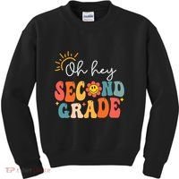 Oh Hey Second Grade Teacher Student 2nd Grade Back To School Kids Sweatshirt thumb 0