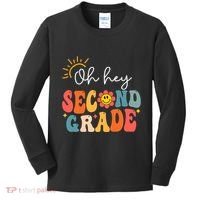 Oh Hey Second Grade Teacher Student 2nd Grade Back To School Kids Long Sleeve Shirt thumb 0