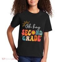 Oh Hey Second Grade Teacher Student 2nd Grade Back To School Kids T-Shirt thumb 2