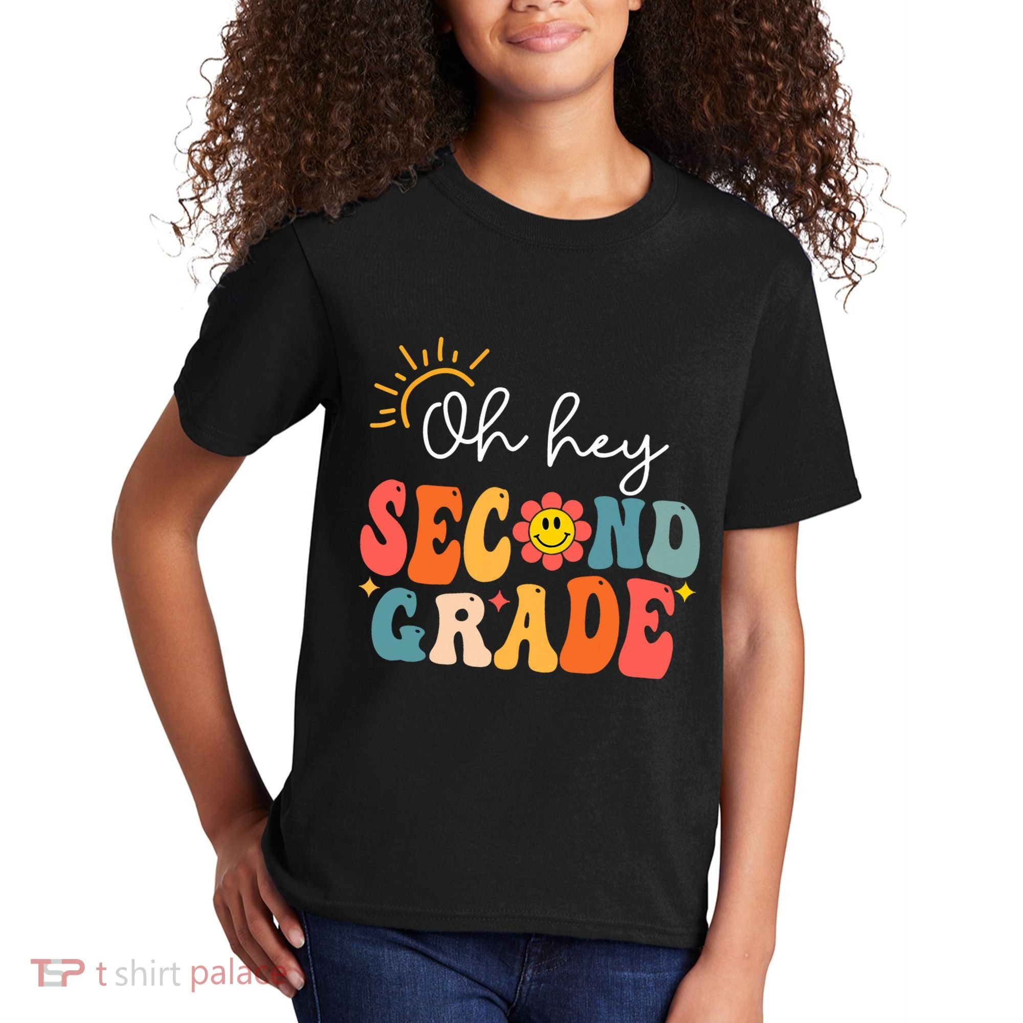 Oh Hey Second Grade Teacher Student 2nd Grade Back To School Kids T-Shirt