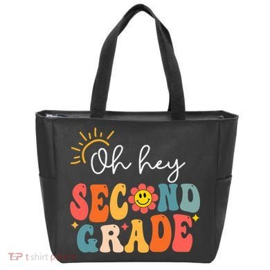 Oh Hey Second Grade Teacher Student 2nd Grade Back To School Tote Bag