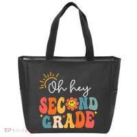 Oh Hey Second Grade Teacher Student 2nd Grade Back To School Tote Bag thumb 0