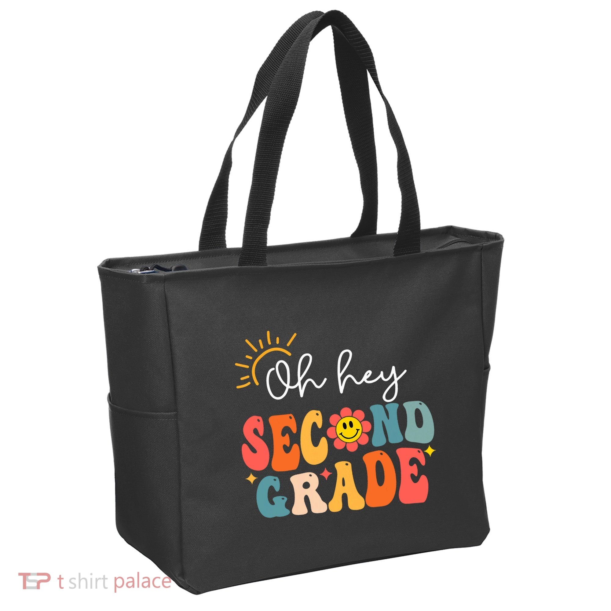 Oh Hey Second Grade Teacher Student 2nd Grade Back To School Tote Bag