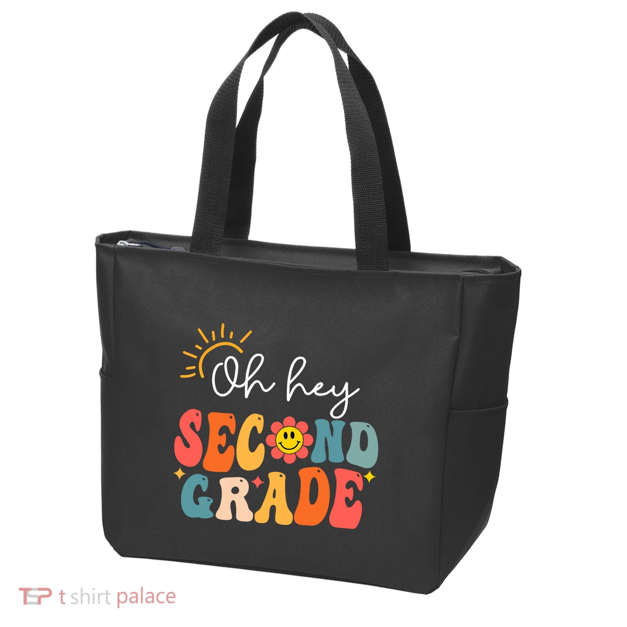 Oh Hey Second Grade Teacher Student 2nd Grade Back To School Tote Bag