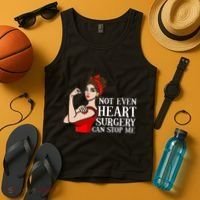Open Heart Surgery Not Even Heart Surgery Can Stop Me Tank Top thumb 4