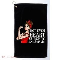 Open Heart Surgery Not Even Heart Surgery Can Stop Me Golf Towel thumb 0