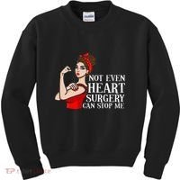 Open Heart Surgery Not Even Heart Surgery Can Stop Me Kids Sweatshirt thumb 0