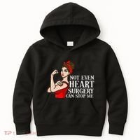 Open Heart Surgery Not Even Heart Surgery Can Stop Me Kids Hoodie thumb 0