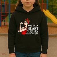 Open Heart Surgery Not Even Heart Surgery Can Stop Me Kids Hoodie thumb 3