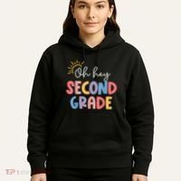 Oh Hey Second Grade 2nd Grade Hoodie thumb 5