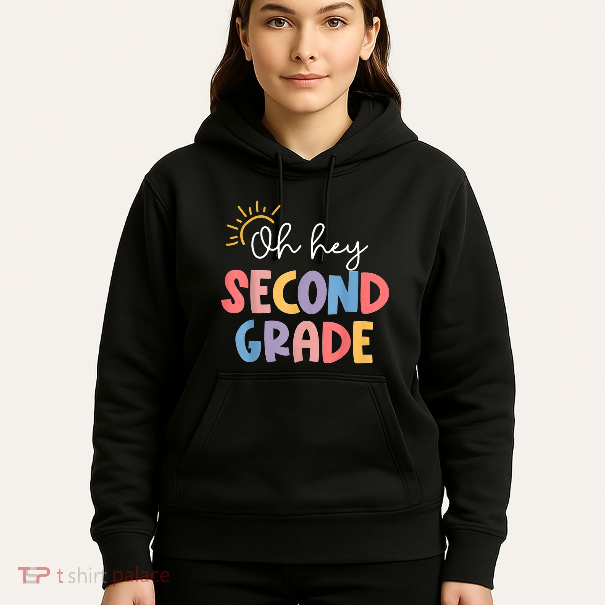 Oh Hey Second Grade 2nd Grade Hoodie